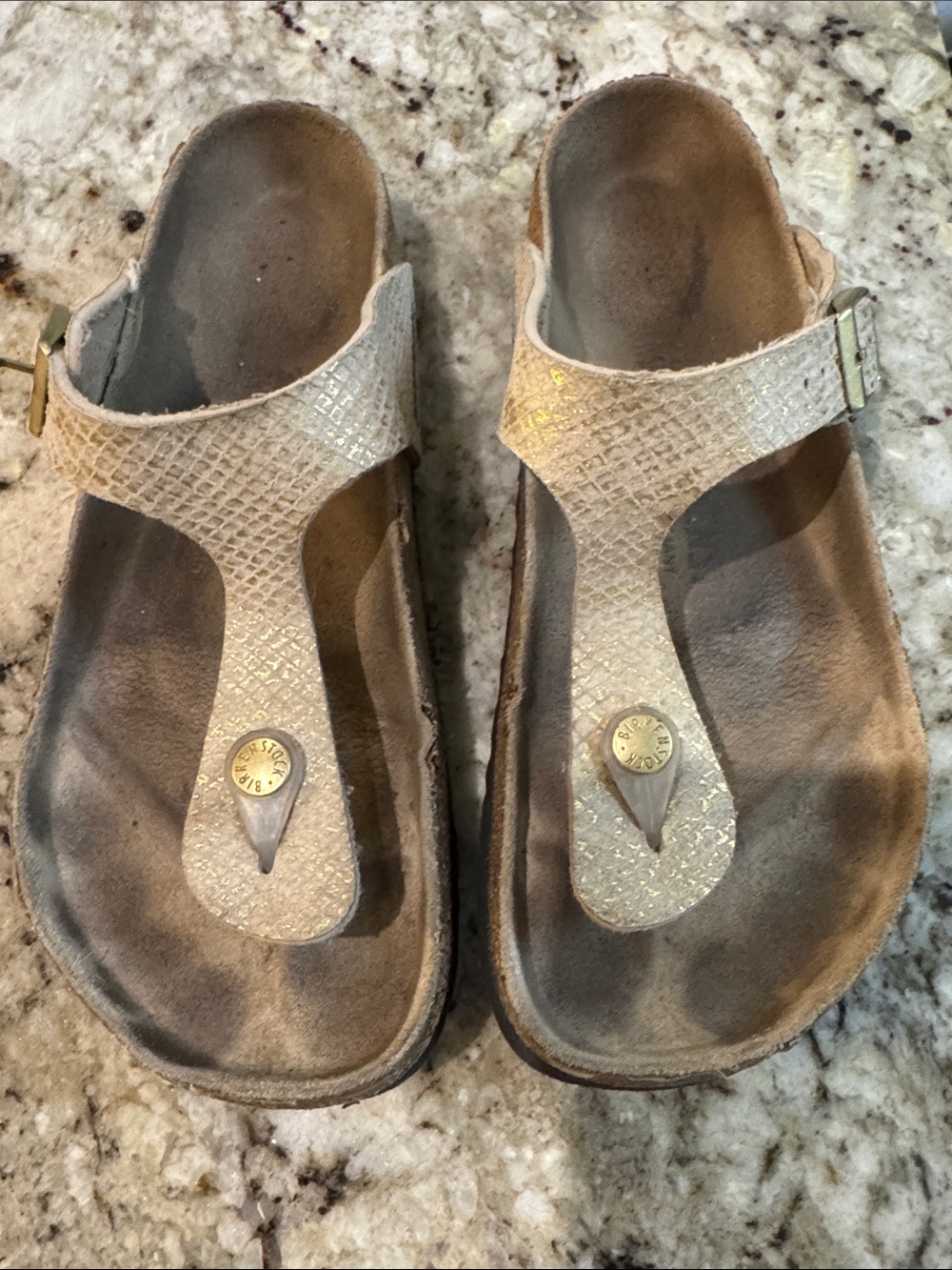 Women's Birkenstocks Cream Thong Sandals - Comfortable Slip-On
